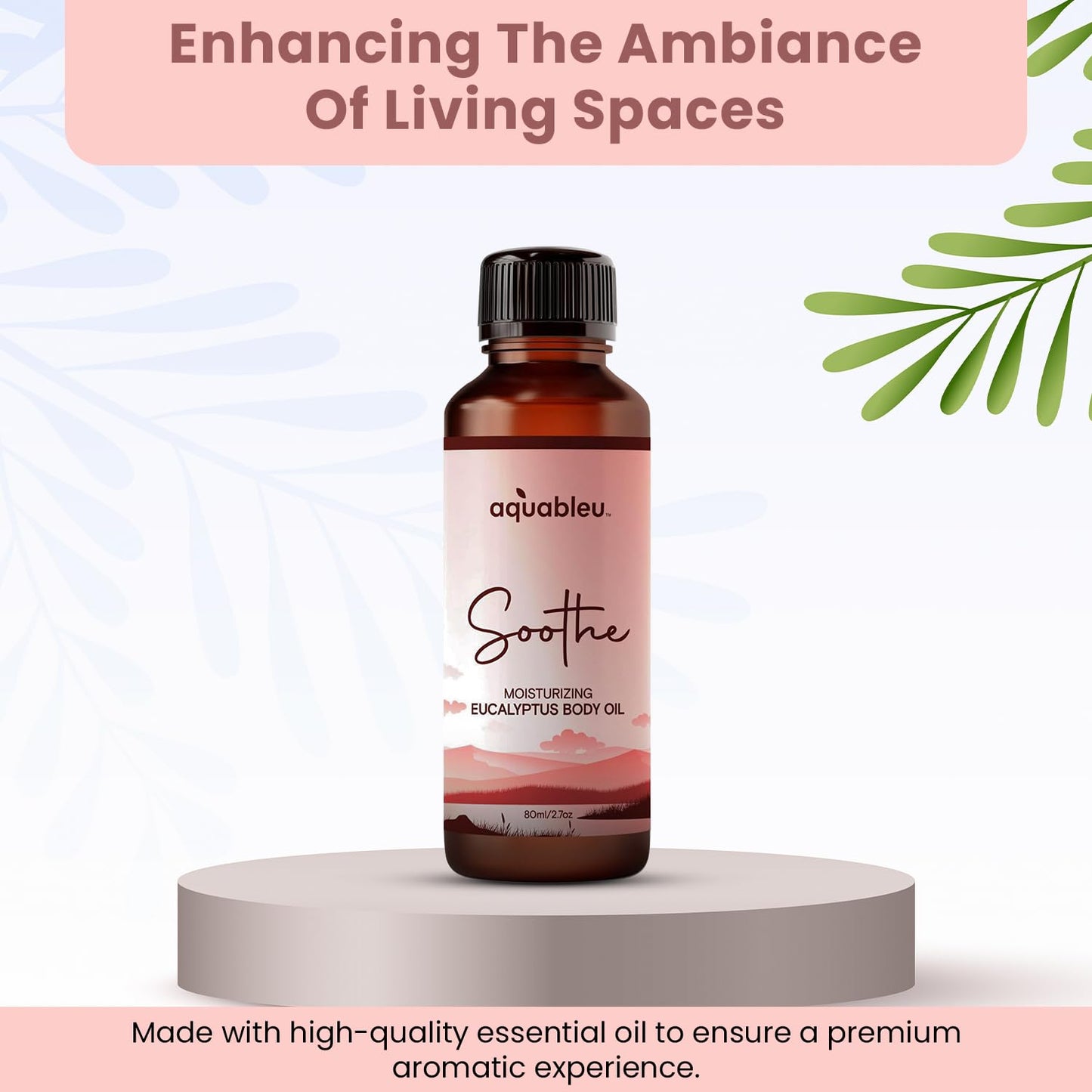 Eucalyptus Massage Oil โ Soothing Aromatherapy (80ml) | Relaxation Gift