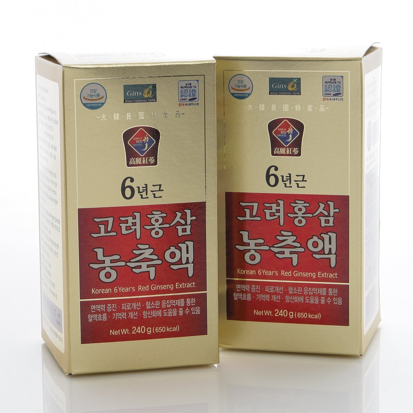 240g Pure Korean 6-Year Red Ginseng Extract โ 100% Ginseng, Saponin, Panax