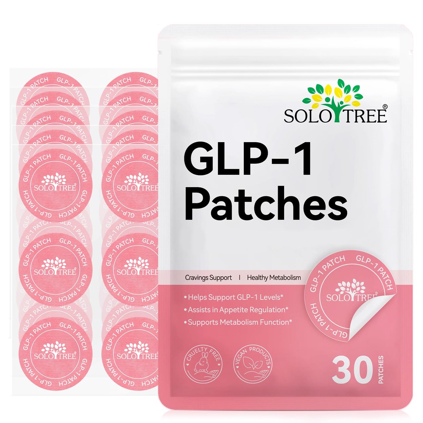 GLP-1 Patches for Women โ 30 Count, Natural Ingredients