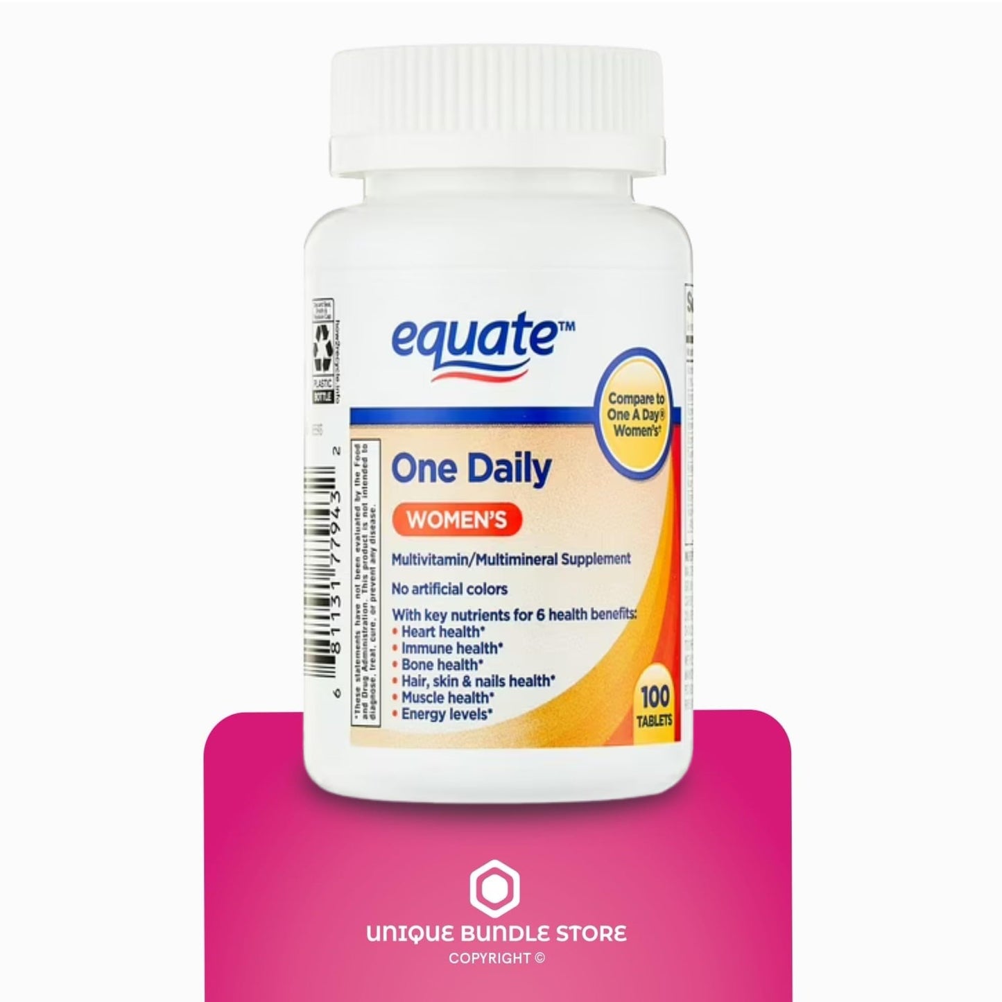 Unique Bundle Store: Women's Multivitamin One Daily โ 100 Tablets