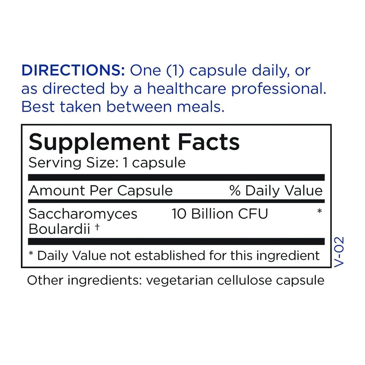 Metabolic Maintenance Saccharomyces boulardii Probiotic โ Shelf-Stable 10B CFU (60 Caps) | Gut Health & Immunity