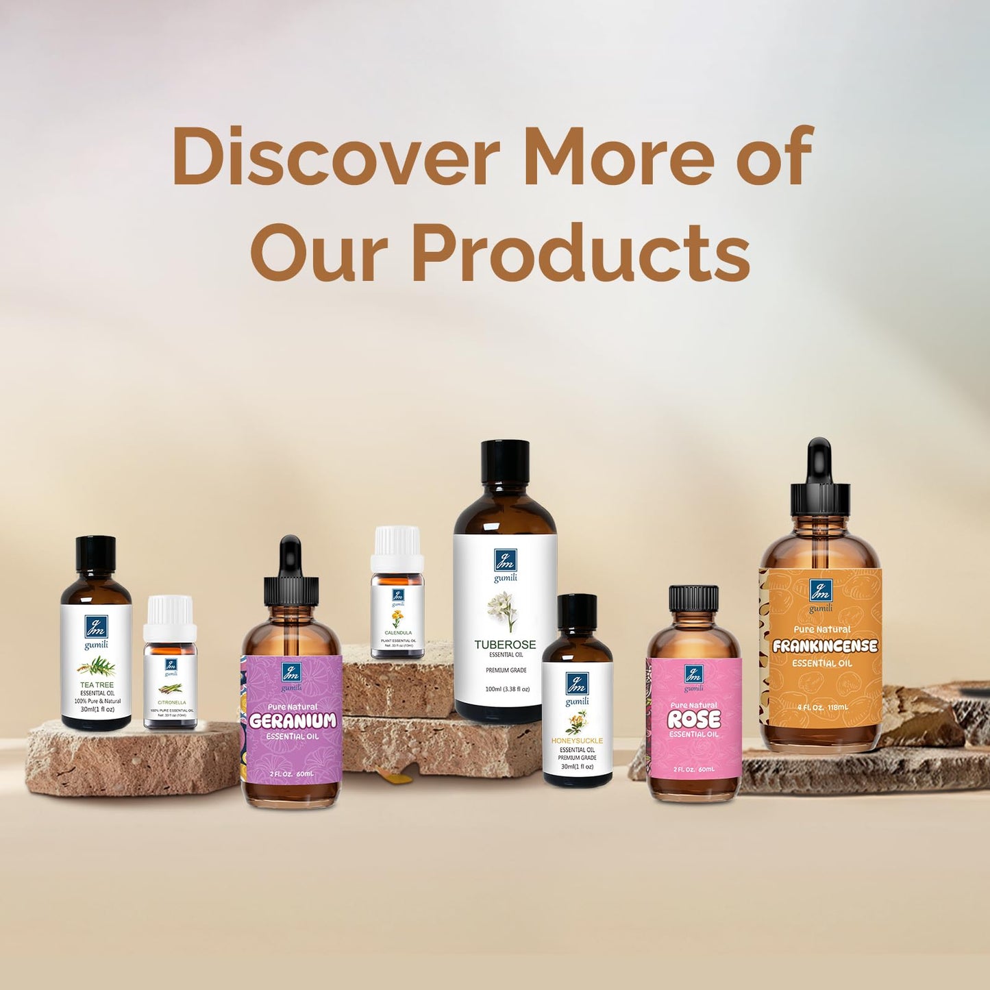 GM Gumili Magnolia Essential Oil - Pure Magnolia Fragrance Oil for Aromatherapy & DIY (10mL Undiluted)