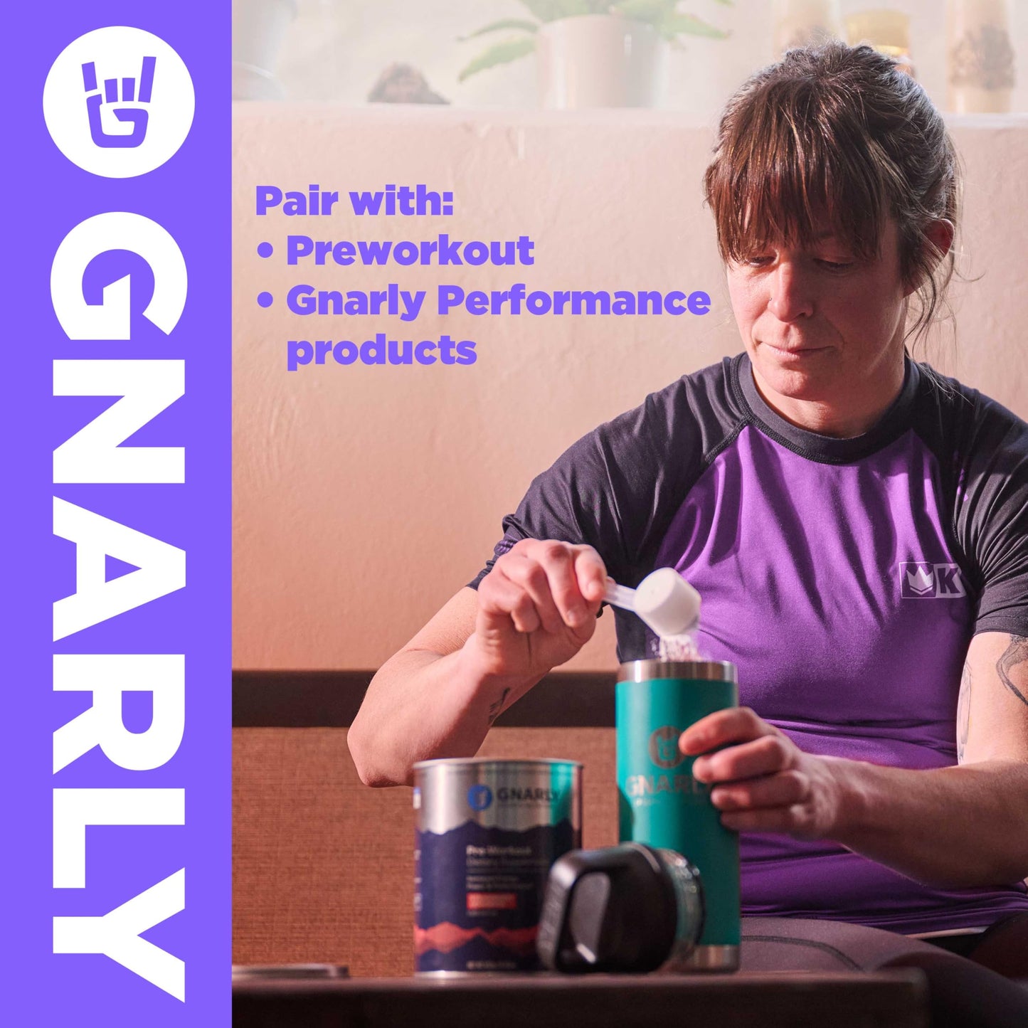Gnarly Creatine Powder โ Creapure, Vegan Creatine, NSF Sport Certified | 5g Monohydrate, Unflavored, 15.87 oz