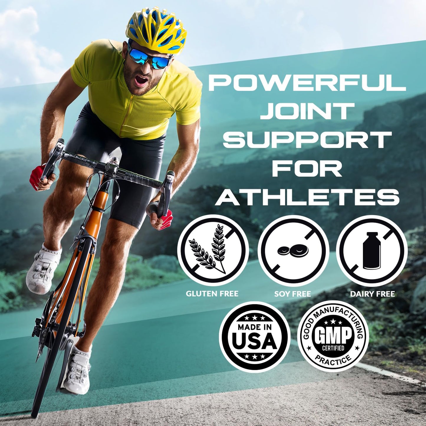 Granite Joint Care: UC-II Collagen + Turmeric Curcumin C3 + Boswellia โ All-in-One Joint Support (60ct)