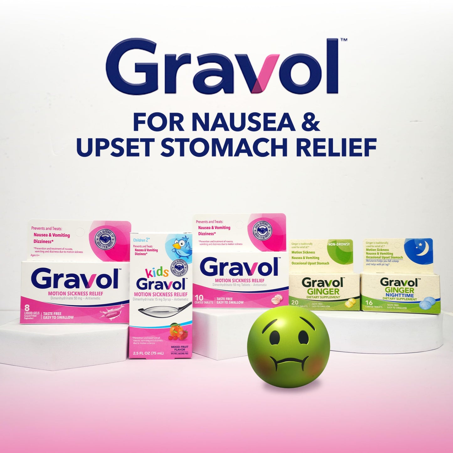Gravol Kids Liquid β Motion Sickness Relief for Children, 2.5 fl oz (75 ml)