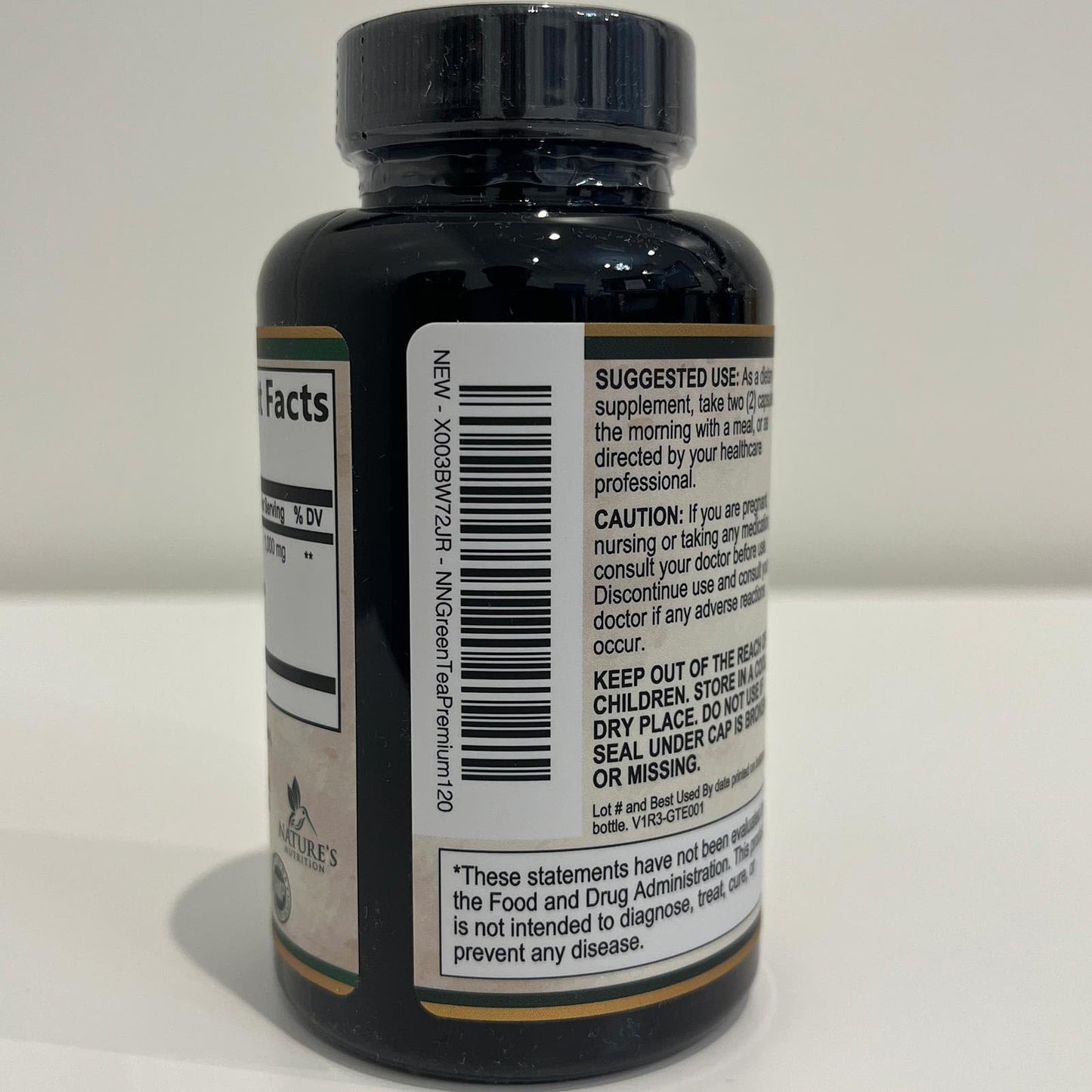 Green Tea Extract Capsules 1000 mg โ 3X Strength, 45% EGCG & 98% Polyphenols | 120 Capsules