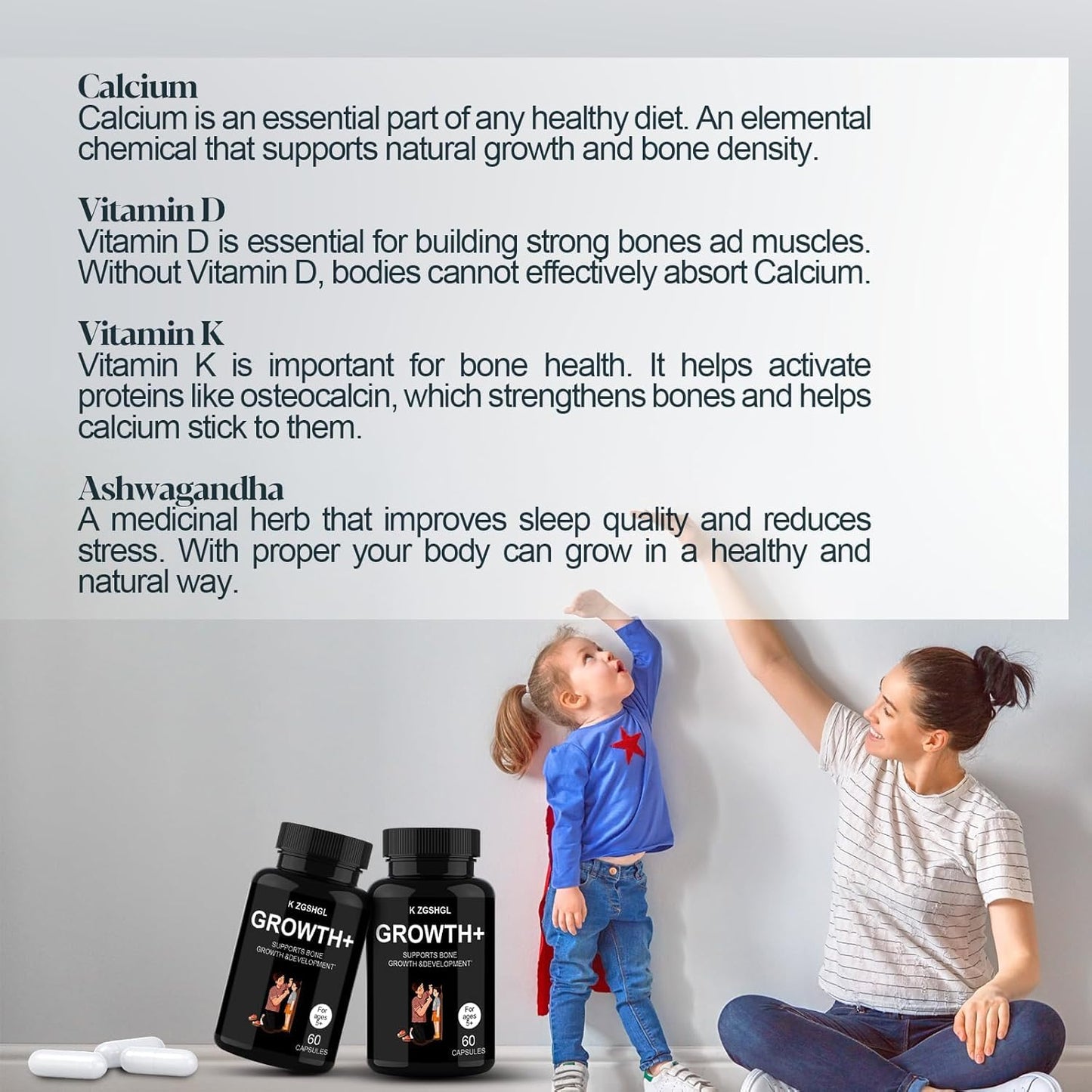 Growth Capsules โ Natural Growth Supplement for Children & Teens