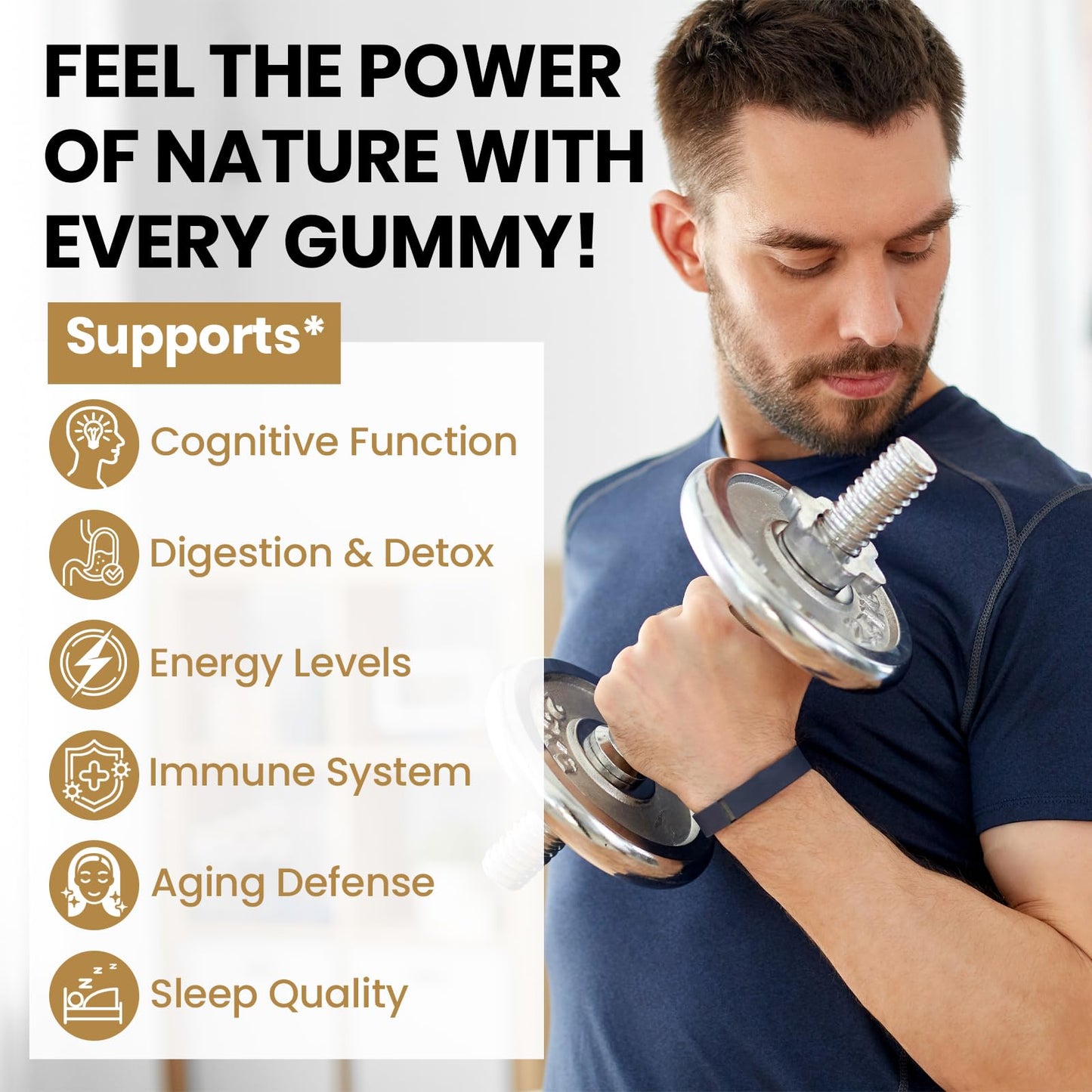 1500MG Shilajit Gummies โ 4-in-1 with Ashwagandha, Sea Moss, Black Seed | Energy & Immunity | 60 Gummies