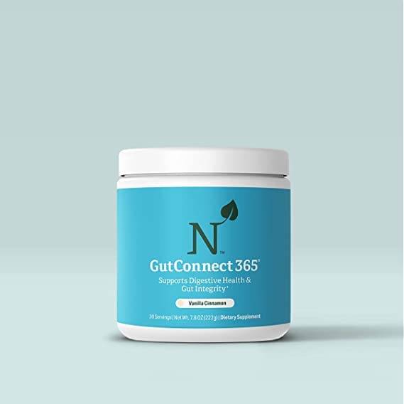 United Naturals Gut Connect 365 โ Vanilla Cinnamon 7.8 oz | Digestive Health Supplement