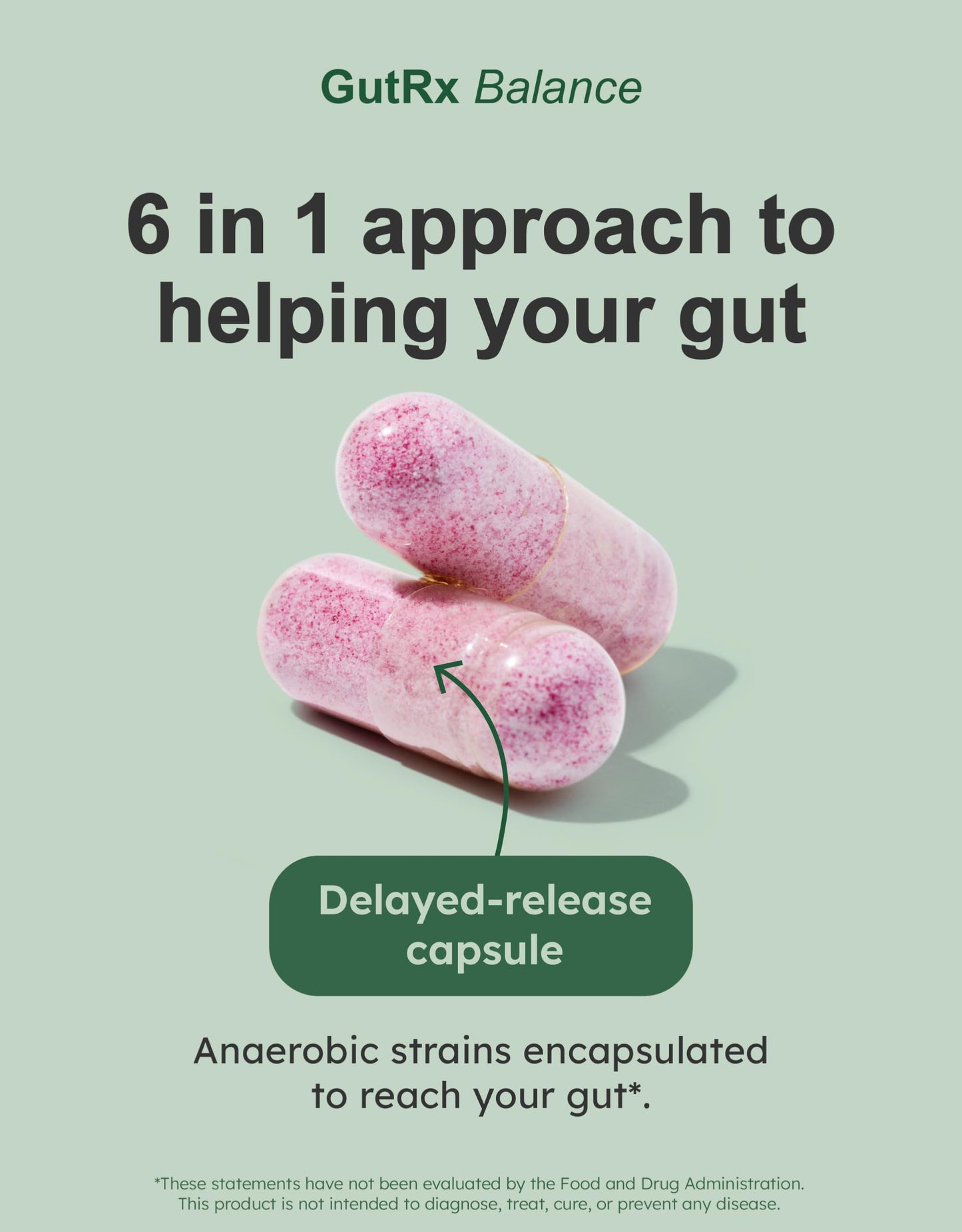 GutRx Balance Probiotics for Gut Health โ Akkermansia, Christensenella, 30 ct, Gluten Free