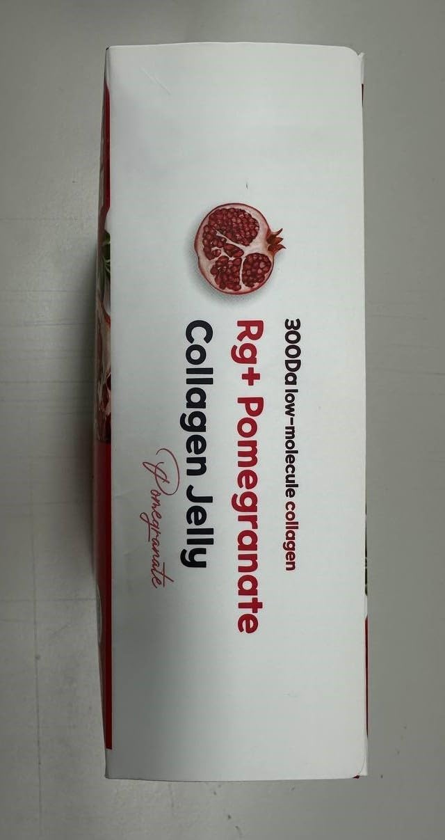HAMCHOROK Pomegranate Collagen Jelly Sticks โ Anti-Aging Korean Beauty, 20g x 30 (Skin, Hair & Nails)
