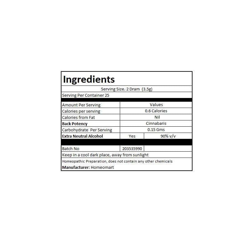 Homeomart.com Cinnabaris Homeopathy Pellets (Pills) 1M Potency โ Pack of 3