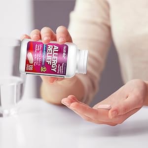 HealthA2Z Fexofenadine HCl 60mg β 12-Hour Allergy Relief (Indoor & Outdoor) β 120 Count