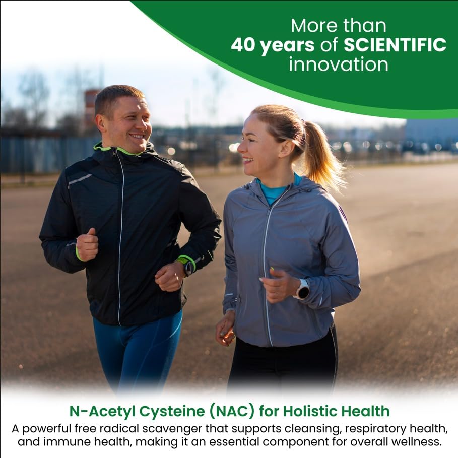 HealthLife NAC 600mg, 120 Capsules โ Non-GMO, Gluten Free, 120 Servings