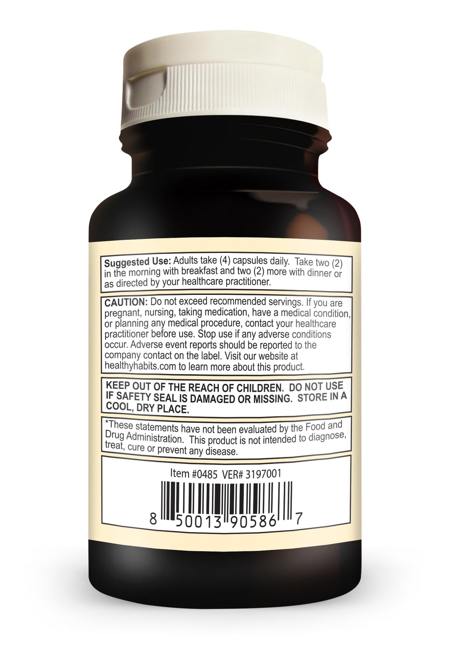 Healthy Habits StrictionBP Bottle โ 120 Veg Capsules