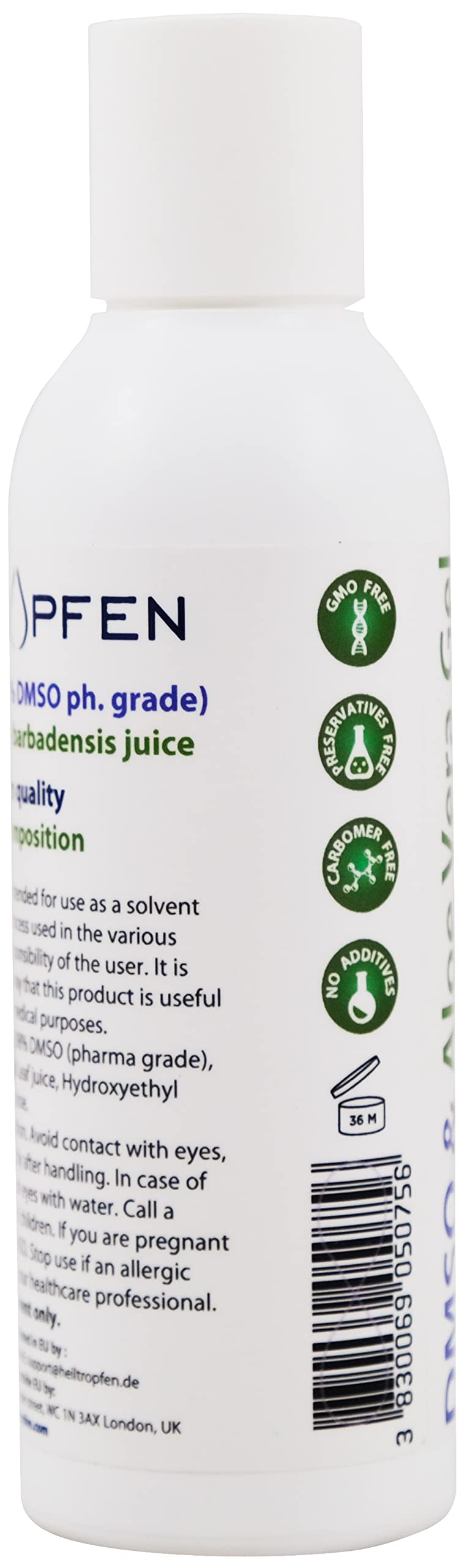 Heiltropfen DMSO Gel with Aloe Vera โ 5 oz / 150 g | Third-Party Tested, High Purity