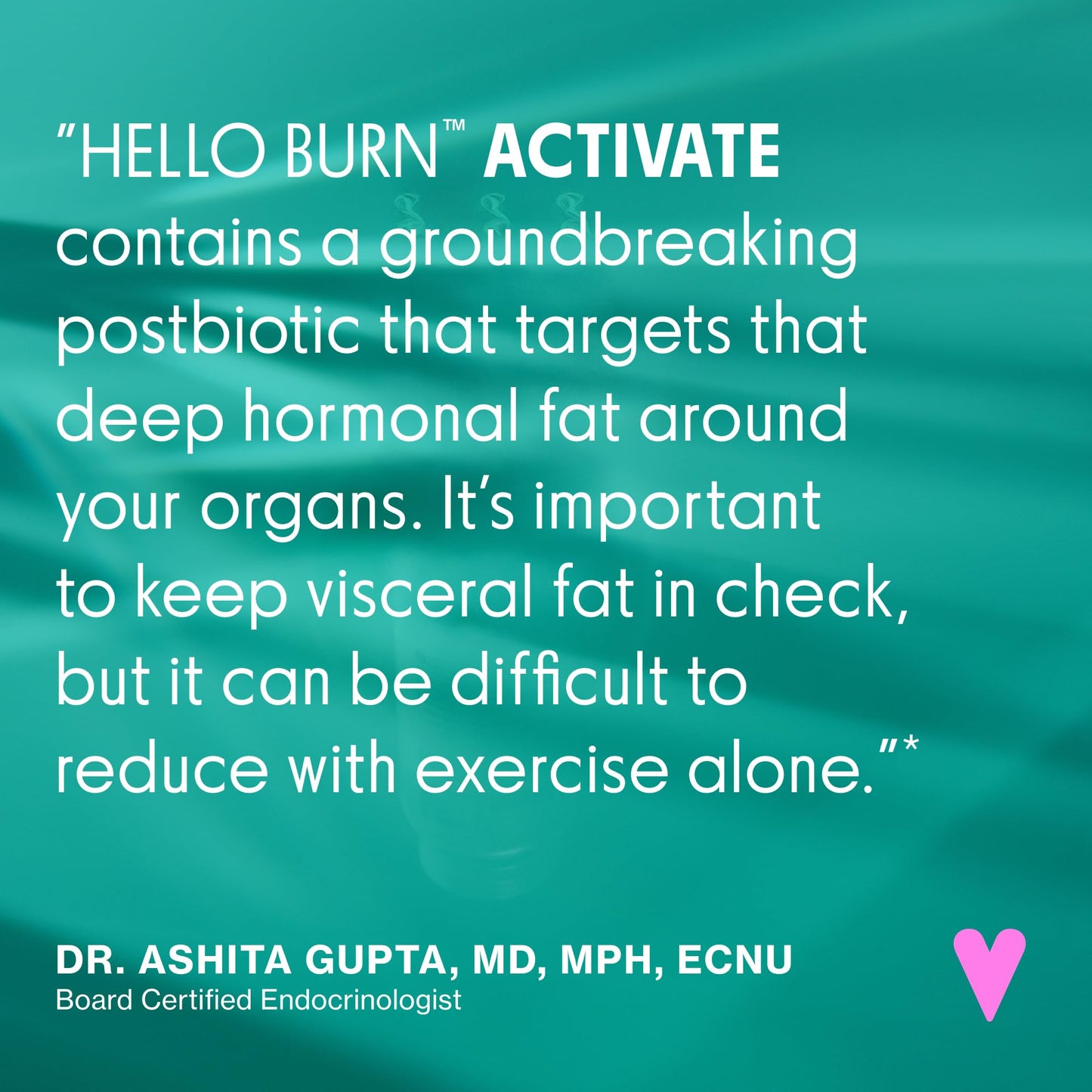 Love Wellness Hello Burn Activate โ Visceral Fat Support (HT BPL1) 30 Count