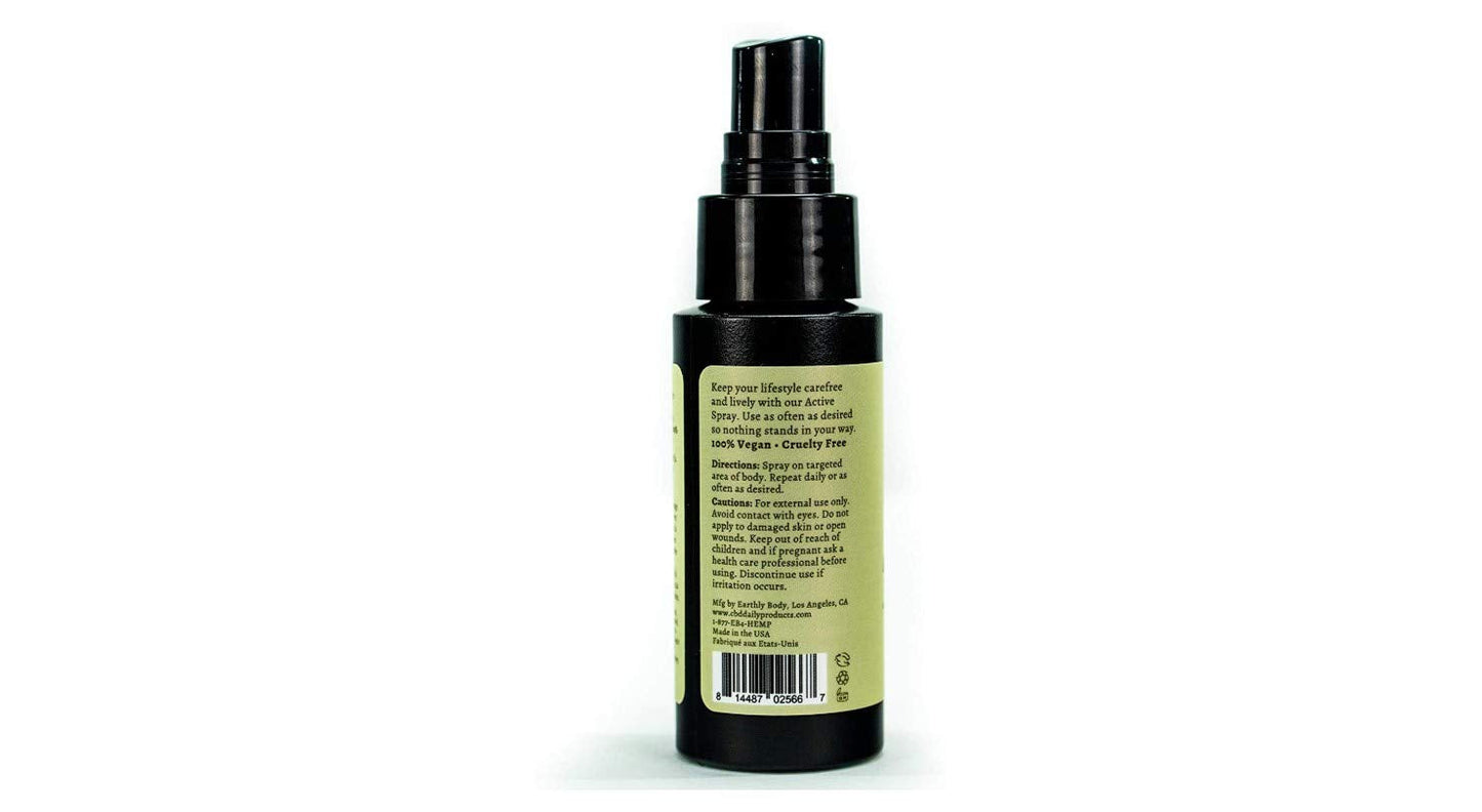 Hemp Daily Active Spray โ Organic Hemp Oil with Essential Oils | 2 oz each | 3 Pack | Vegan & Cruelty-Free | THC-Free
