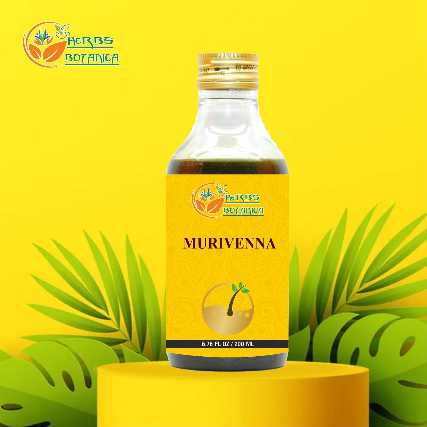 Herbs Botanica Murivenna Oil Tailam โ Ayurvedic Joint & Muscle Care 200ml