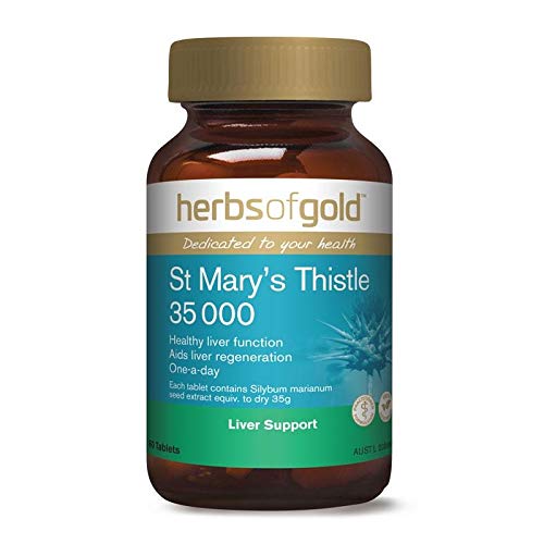 Herbs of Gold St Mary's Thistle 35000 60 Tablets