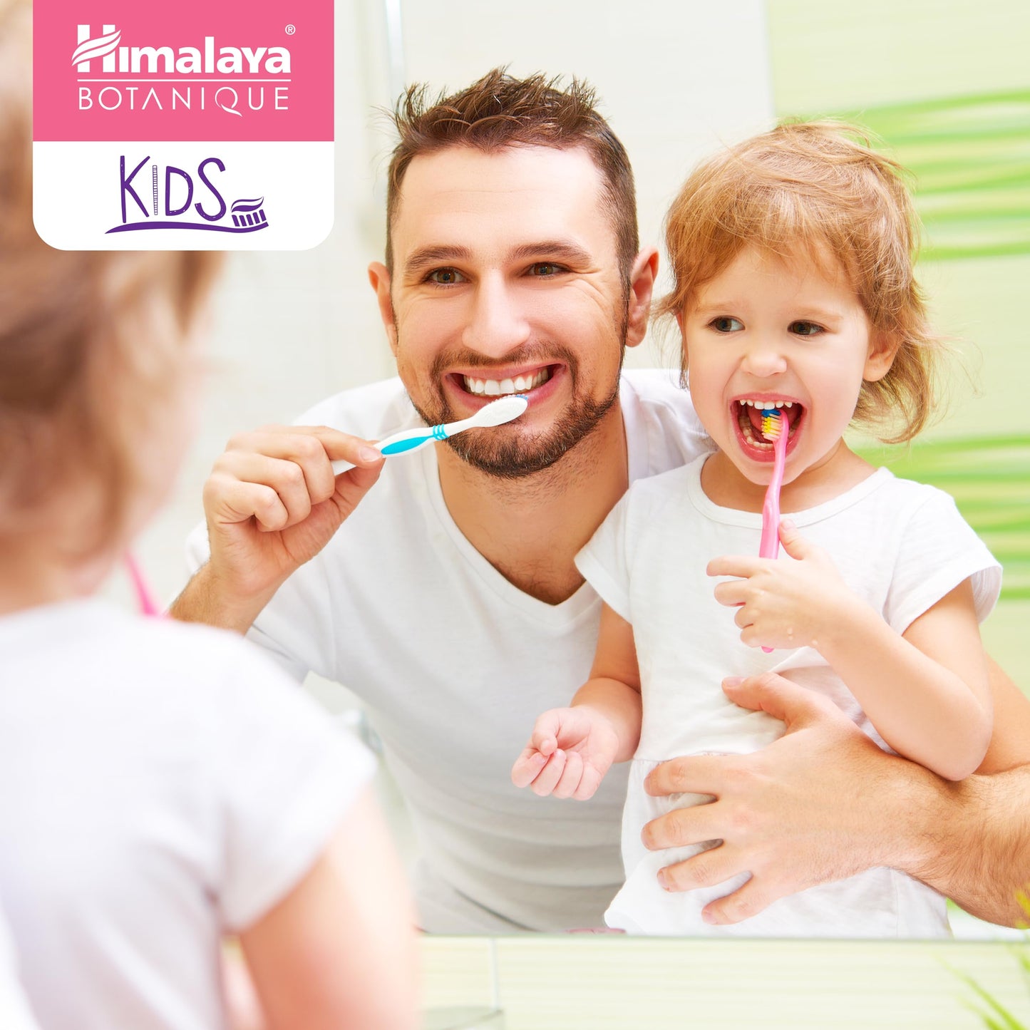 Himalaya Botanique Kids Toothpaste โ Herbal, Fluoride Free, Bubble Gum (4 Pack)