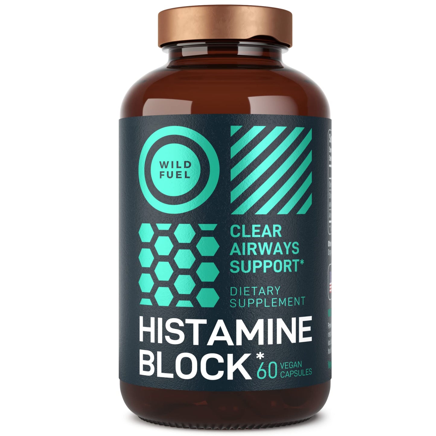 Histamine Block Flavonoids Supplements โ Quercetin, Nettle & Artemisia โ Seasonal Allergy Support โ 60 Caps