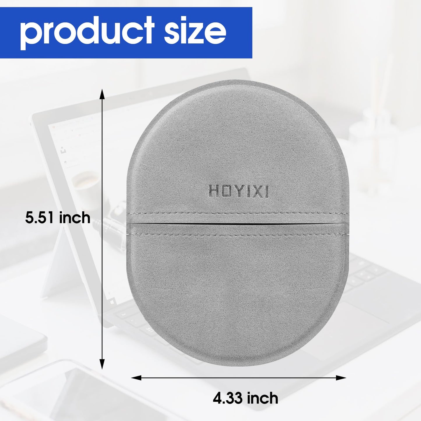 HoYiXi Microfiber Screen Cleaning Cloth โ Premium Grey for Laptops, Tablets, TVs & More