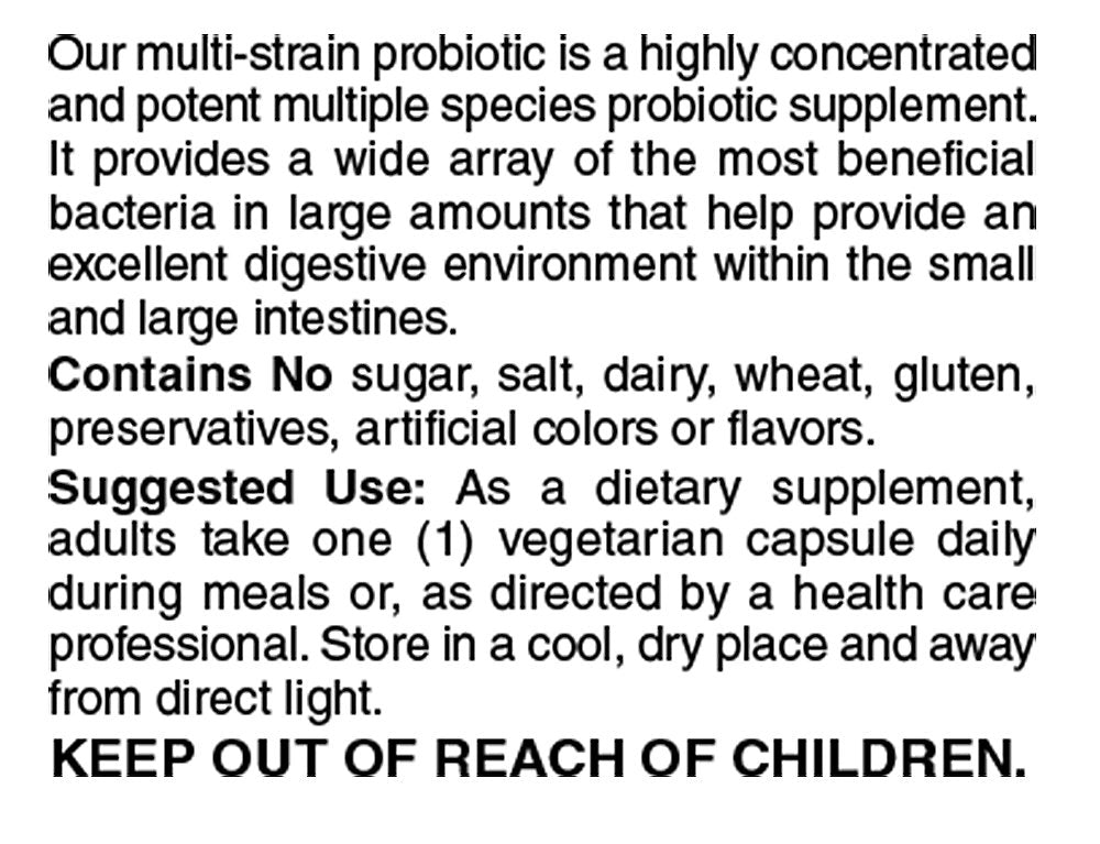 Holly Hill Suprema Dophilus 240 Vegetarian Capsules โ Probiotic + Prebiotic Formula