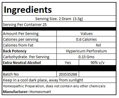 Hypericum Perforatum Homeopathy Pellets 30C Potency โ Pack of 3 | homeomart.com