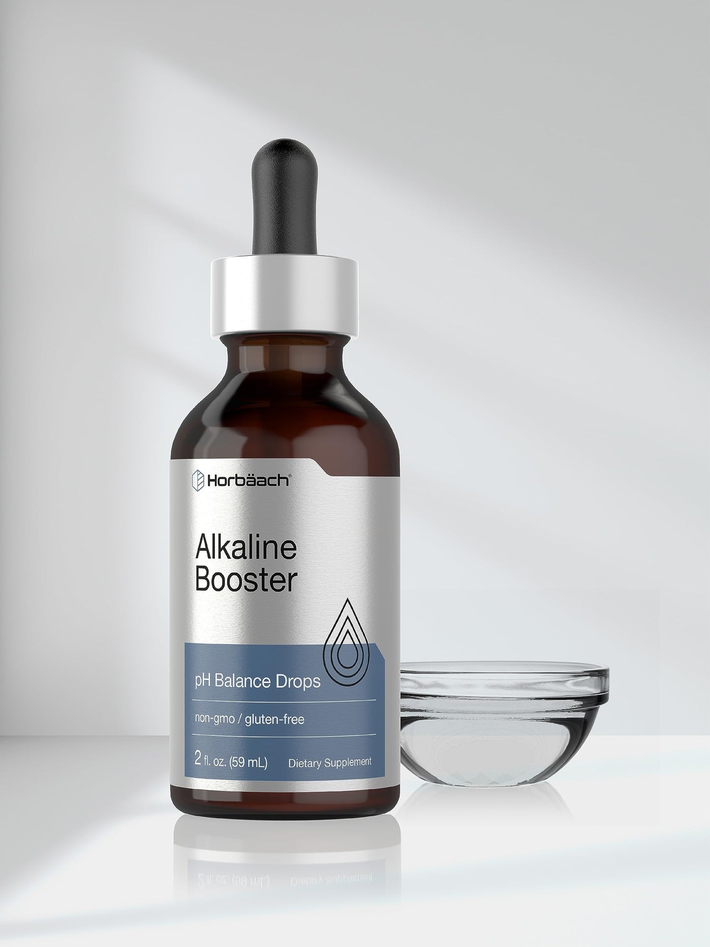 Horbaach Alkaline Water Drops โ 2 fl oz | pH Balance Booster with Minerals | Non-GMO & Gluten Free