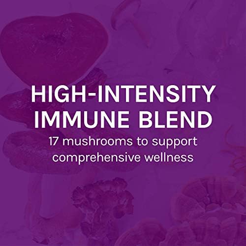 Host Defense MyCommunity Capsules β 17-Species Mushroom Blend for Immune Support (120 Vegan Capsules)