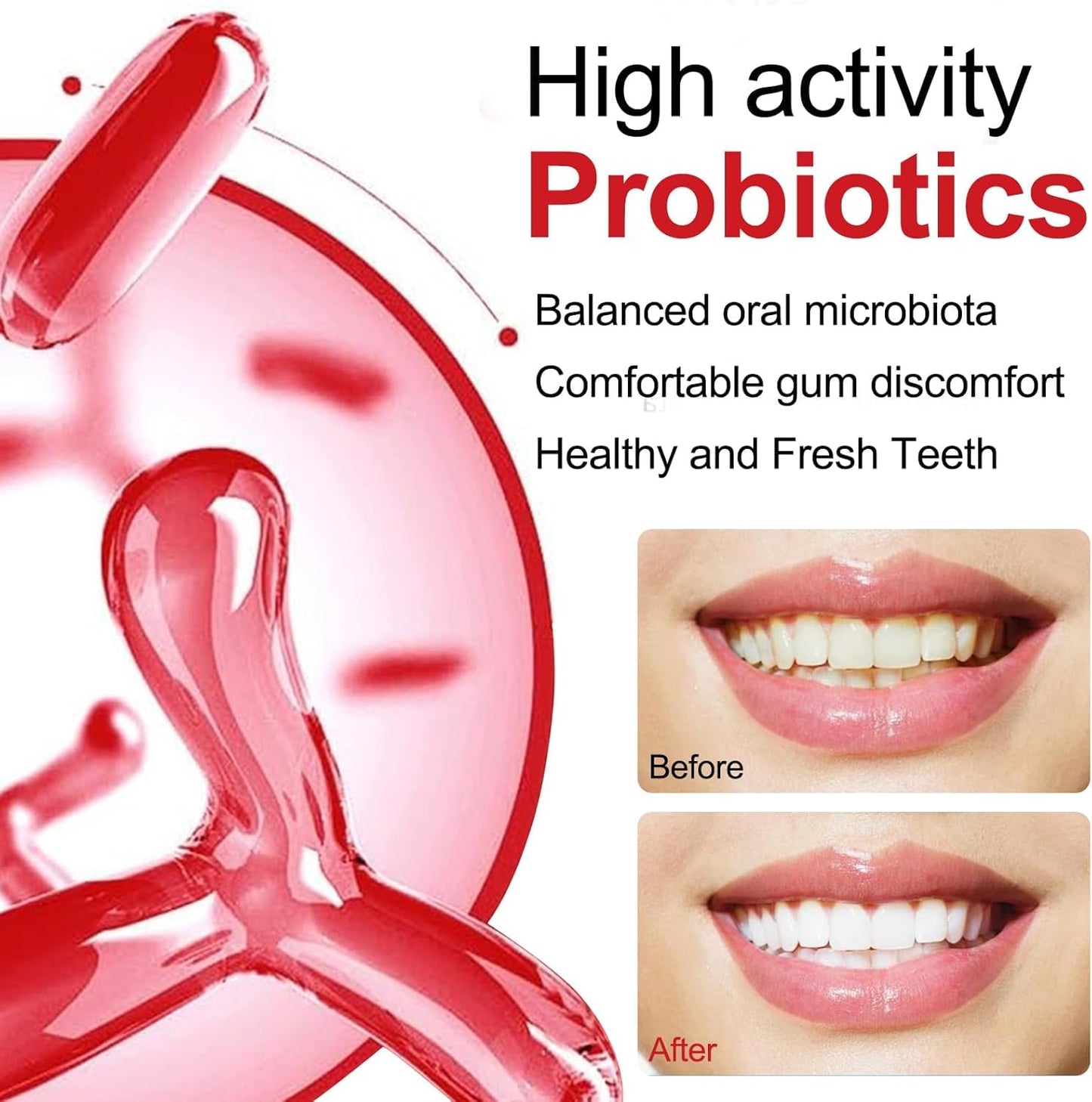 2PC SP-10 Probiotic Whitening Toothpaste โ Fresh Breath, Deep Cleaning & Stain Removal (Natural Formula)