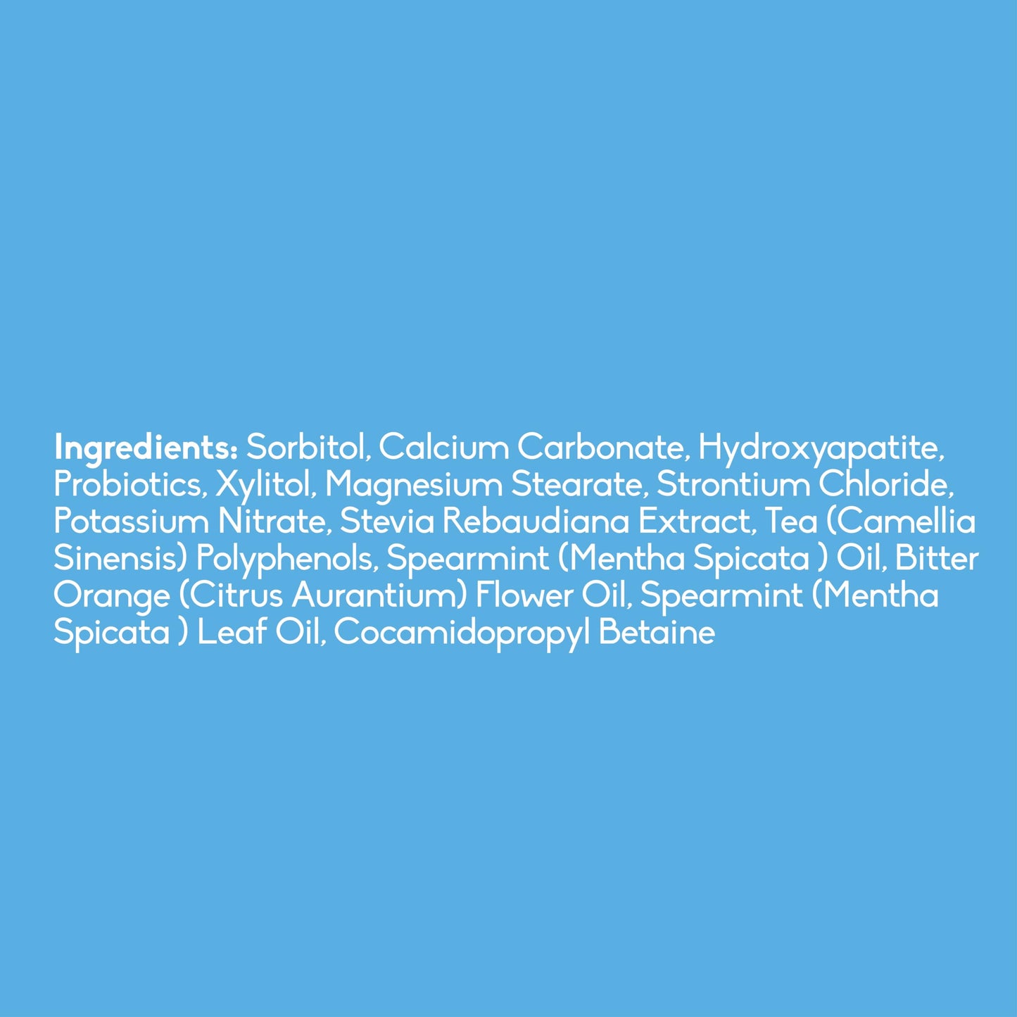 The Humble Co Sensitive Chewable Toothpaste Tablets โ Spearmint, Fluoride-Free, 180 Count