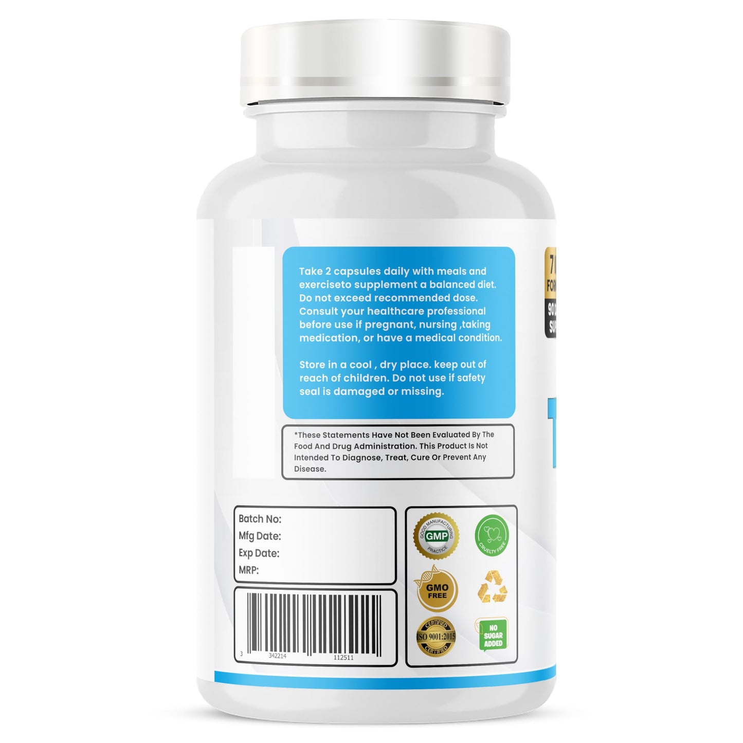 Humming Herbs TUDCA 7in1 Complex โ Milk Thistle, L-Arginine, Ashwagandha (180 Capsules)
