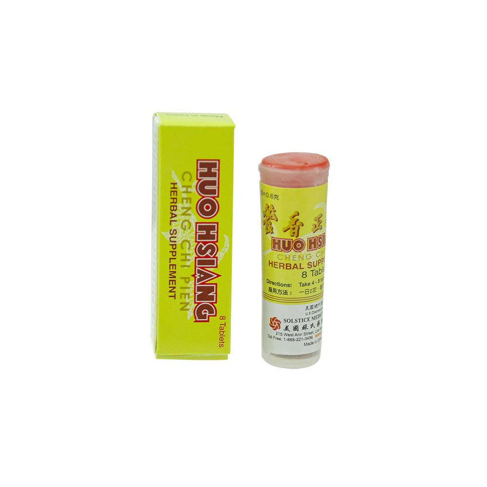 Huo Hsiang Cheng Chi Pien โ Immune, Respiratory & Stomach Health (96 Tablets, 1 Box) โ Solstice
