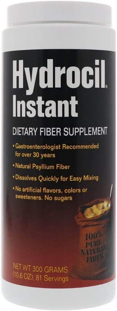 Hydrocil Instant Dietary Fiber Supplement โ 10.6 oz (Pack of 3) | Psyllium Fiber