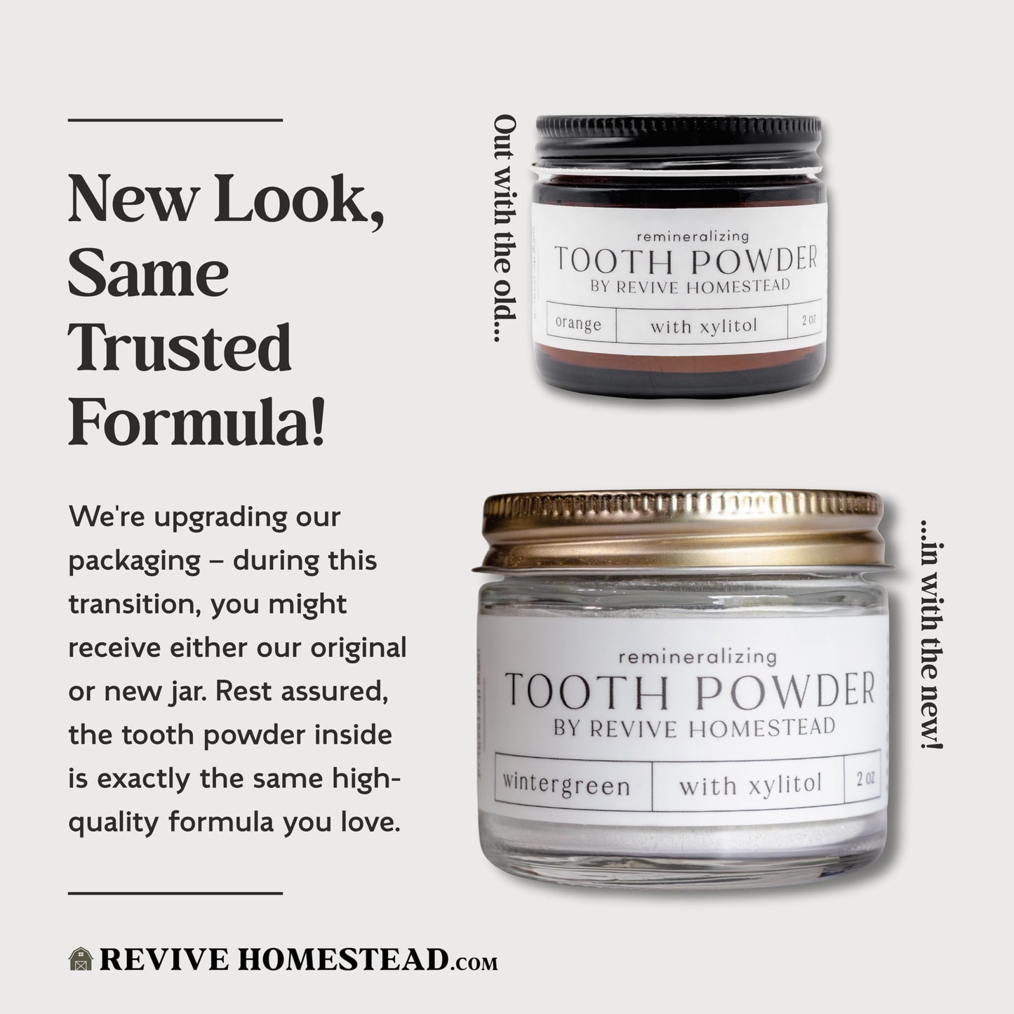Hydroxyapatite Tooth Powder โ Remineralizing, Fluoride-Free Whitening | All-Natural 2 oz Amber Jar with Xylitol (Orange)