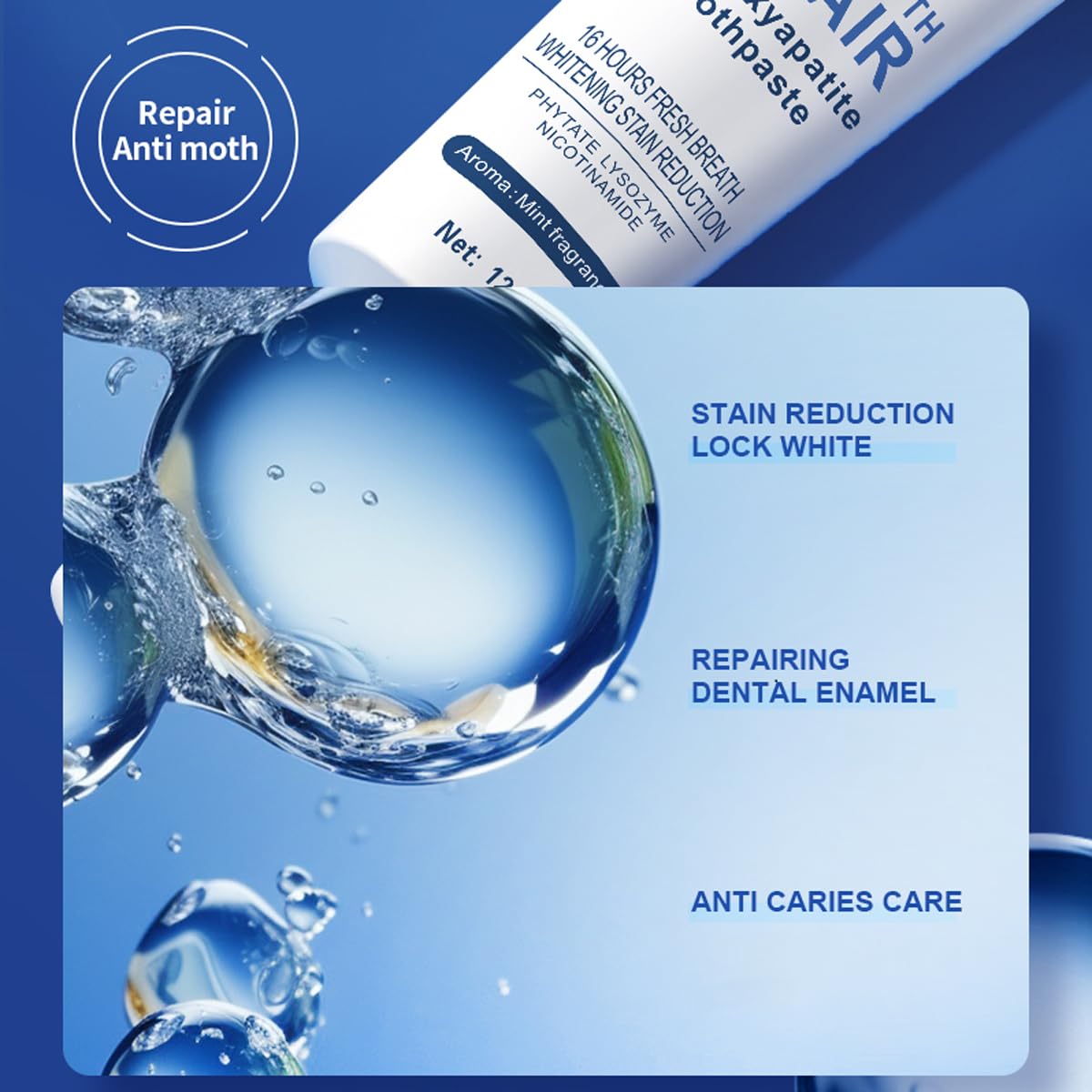 Hydroxyapatite Toothpaste โ Enamel Protection & Strengthening