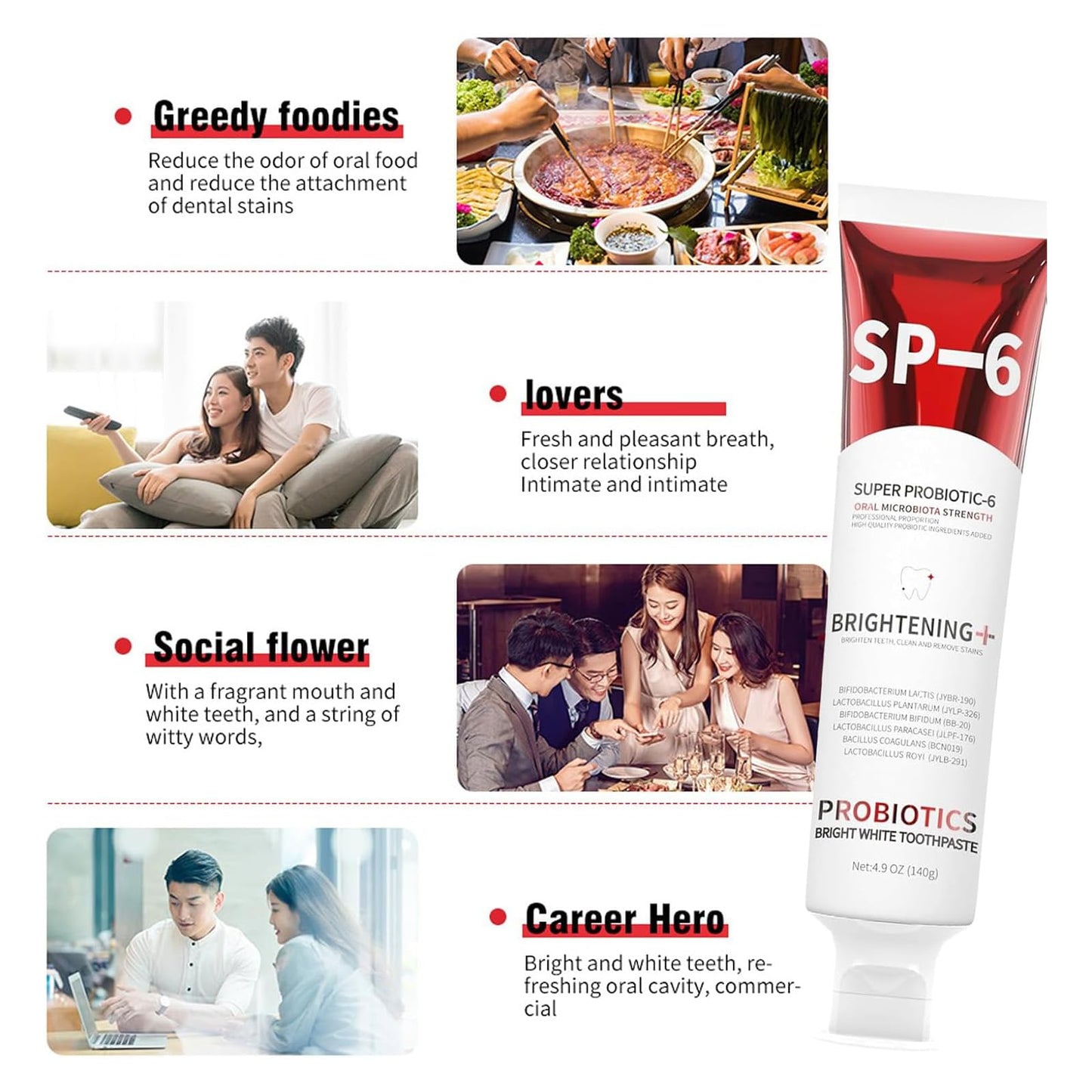 7.5% Hydroxyapatite Toothpaste โ Enamel Protection (4.23oz, White)