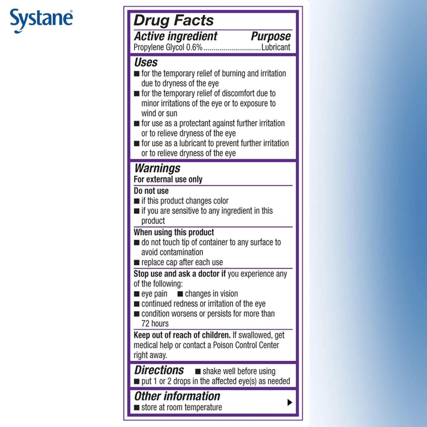 Systane Complete Lubricant Eye Drops 10 ml | Fast Hydration & Dry Eye Relief