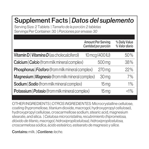 Immunotec Calcium from Milk โ High-Bioavailability Calcium D with Vitamin D