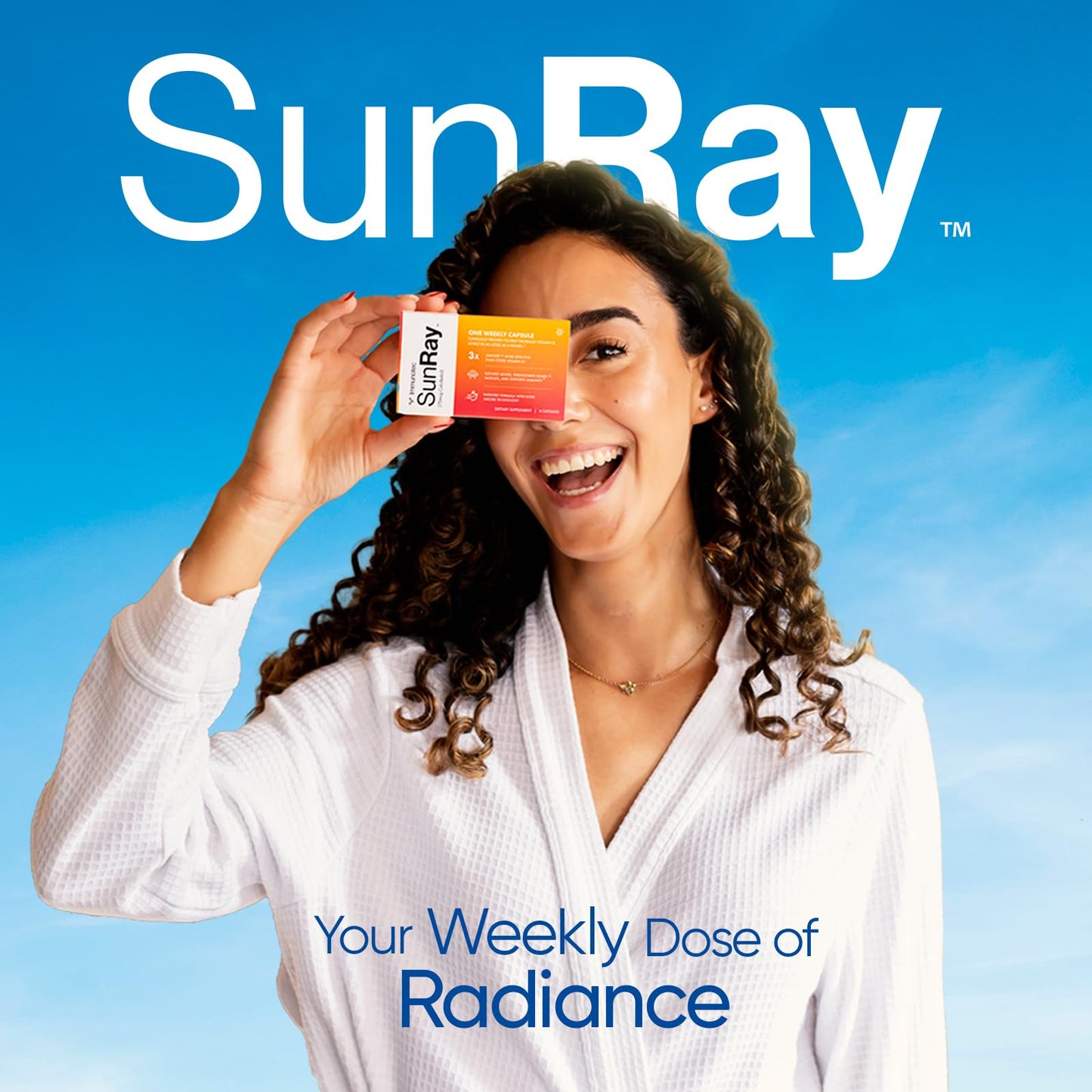 Immunotec Sunray Calcifediol 75 mcg | Once-Weekly Vitamin D, Superior Absorption