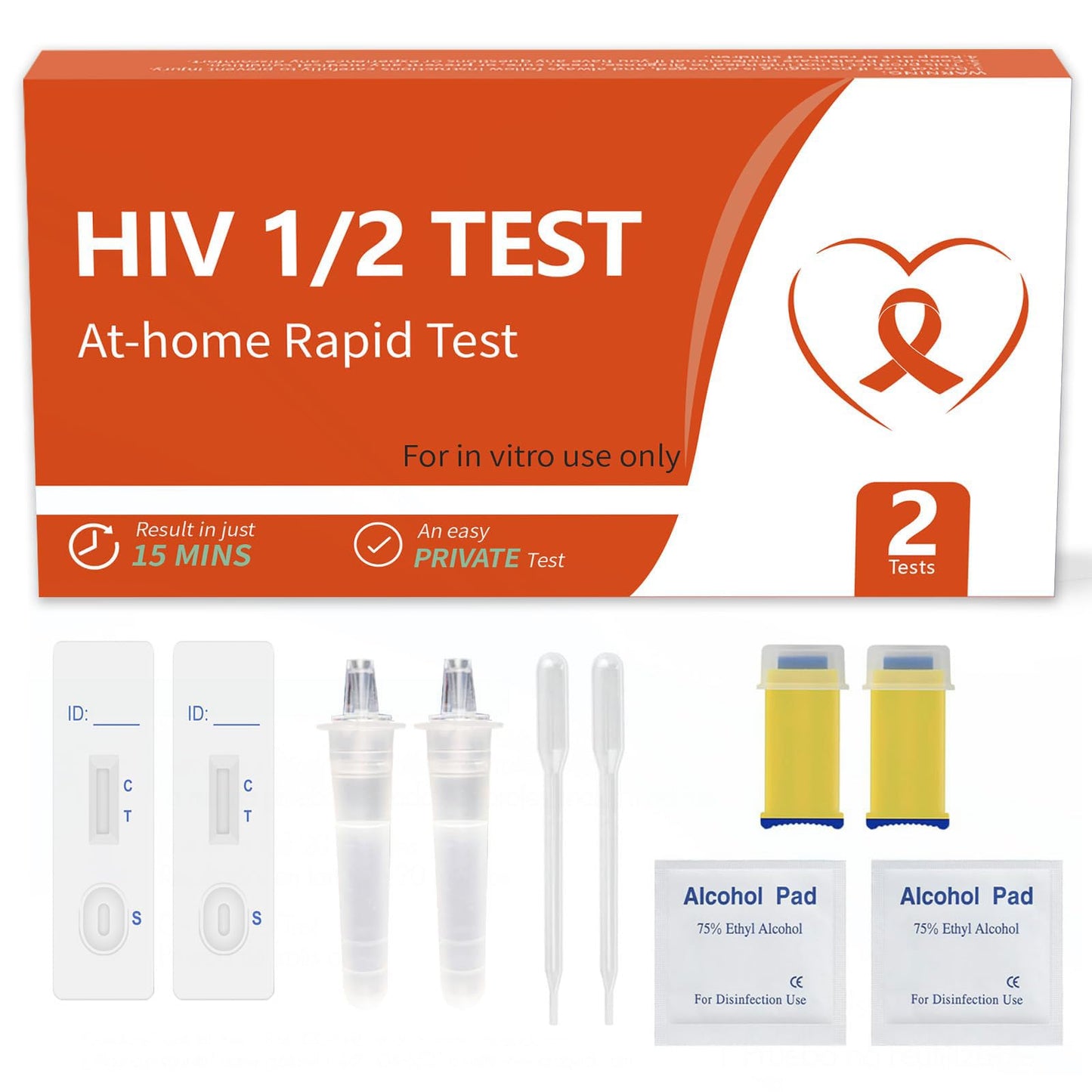In-Home HIV Test 1/2 โ Rapid & Accurate Results | Self Test at Home