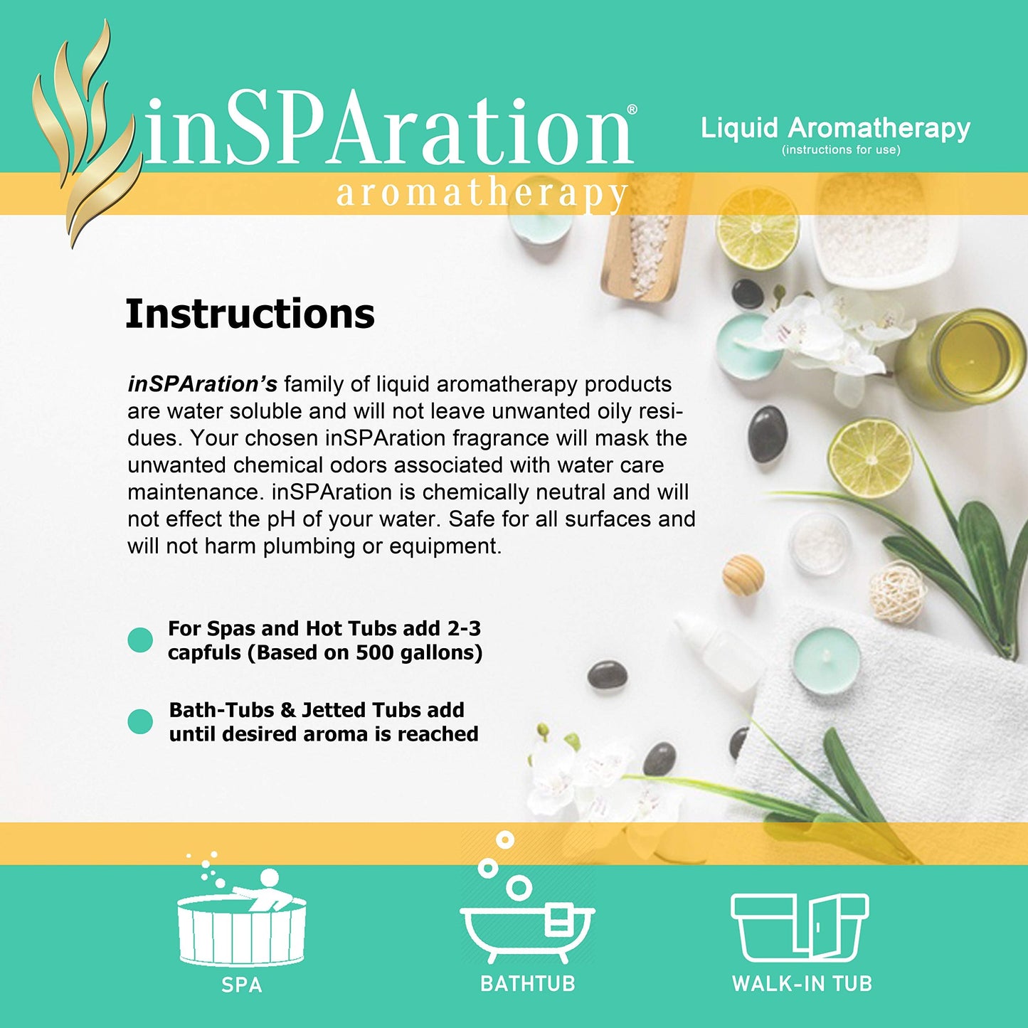 inSPAration Spa Aromatherapy 9oz Spa Liquid โ Holiday Sugar Cookie & Pumpkin