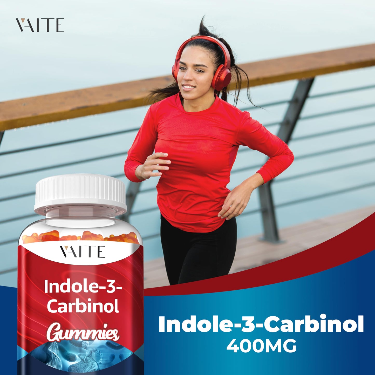 Indole-3-Carbinol 400mg Gummies โ Hormonal Balance & Antioxidant Support | 60 Vegan Chewables (Non-GMO, Gluten-Free)