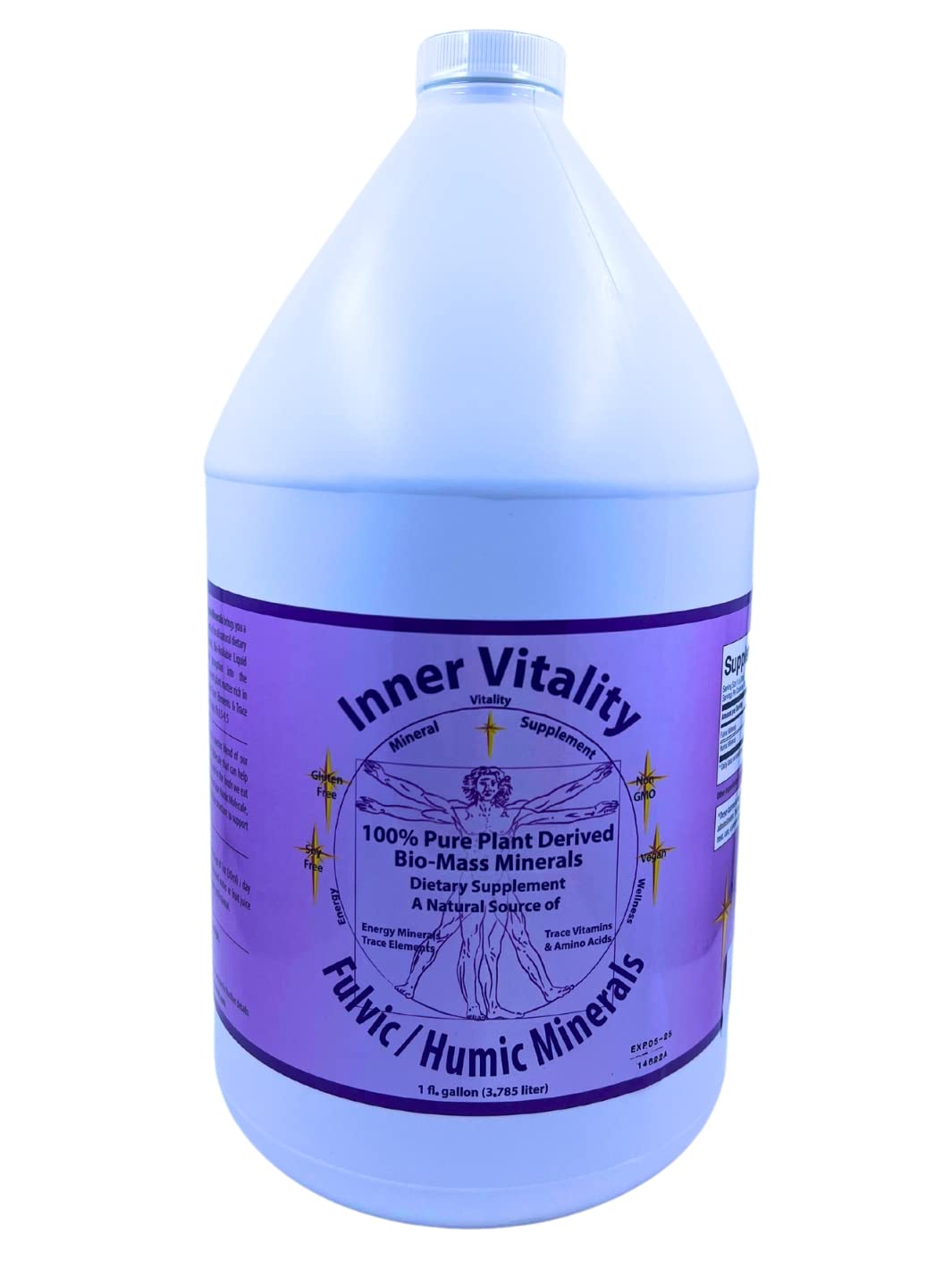 Inner Vitality Fulvic Humic Mineral Blend β Morningstar Minerals (1 Gallon)