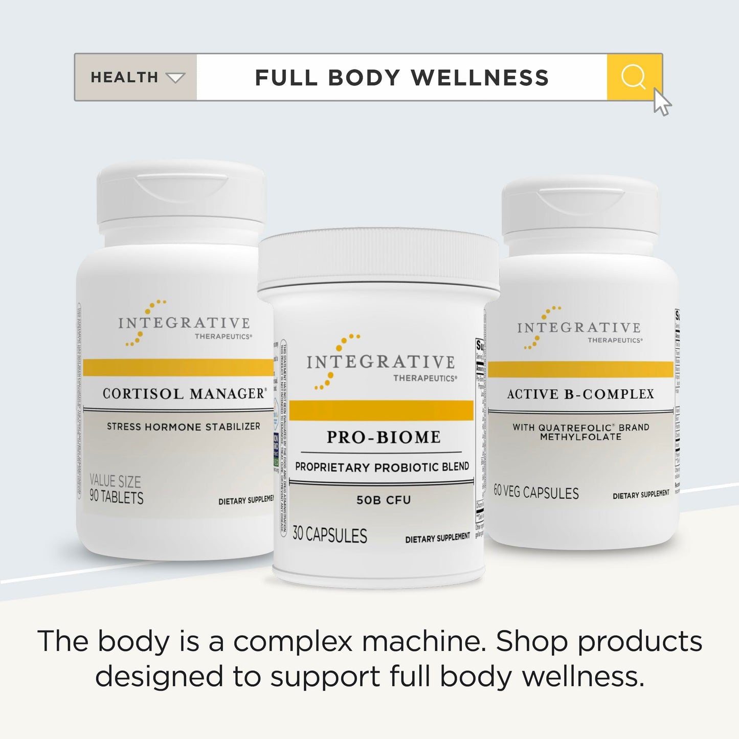 Integrative Therapeutics Pro-Biome Probiotic Blend โ Digestive Health & Immune Support | 30 Capsules