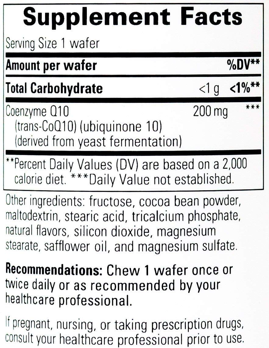 Vitaline CoQ10 200 mg โ Brain & Heart Health (Chocolate, 30 Servings)