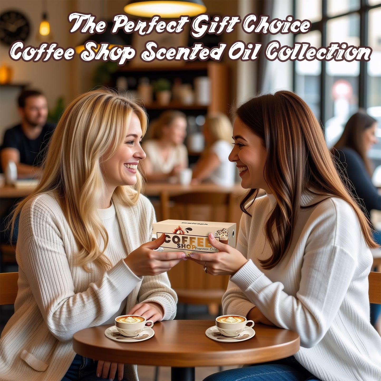 INWICOPH Coffee Shop Fragrance Oil Set โ 10 Scents for Candles, Diffusers, Soap Making | Espresso, Mocha, Chocolate & More
