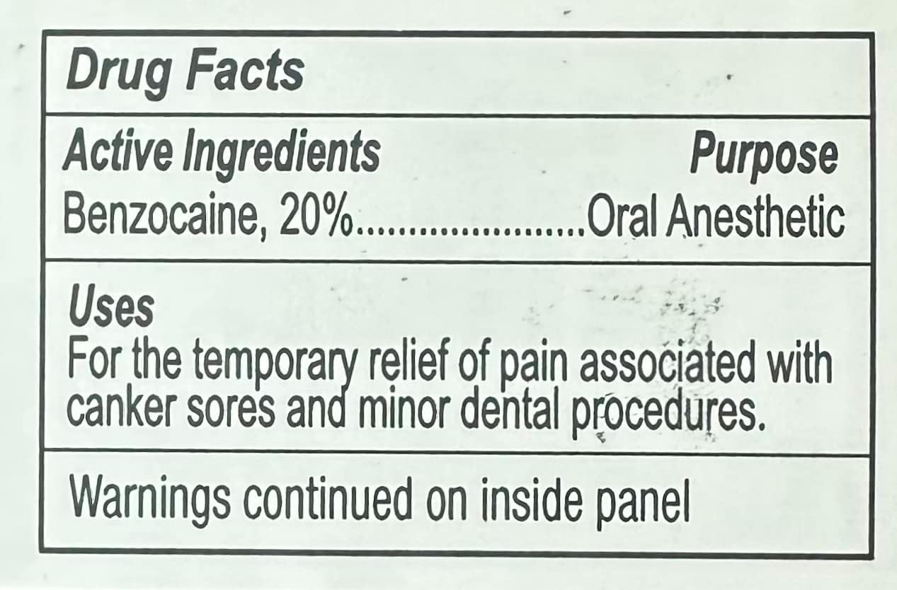 IOLITE Oral Topical Gel with Xylitol & Vitamin E โ Gluten Free (1 oz) โ Canker Sores & Dental Pain Relief
